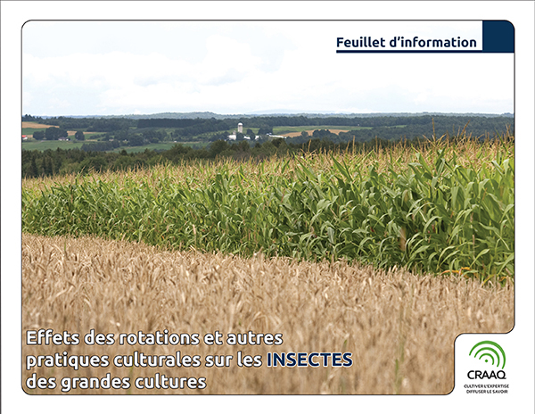 Effets des rotations et autres pratiques culturales sur les insectes des grandes cultures (PDF)