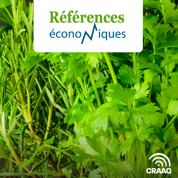 Fines herbes biologiques - Budget sous serre chauffée - 2018 