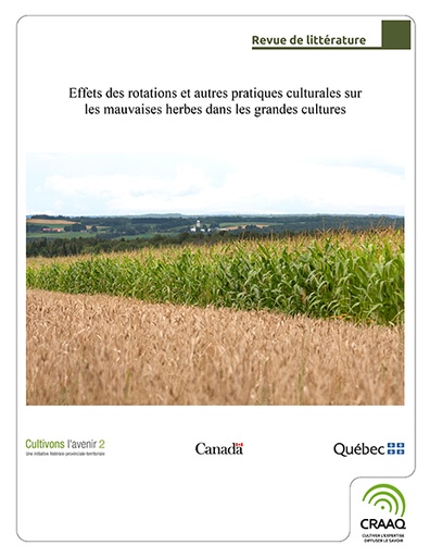 [PGCC0104-01PDF] Effets des rotations et autres pratiques culturales sur les mauvaises herbes des grandes cultures - Revue de littérature (PDF)