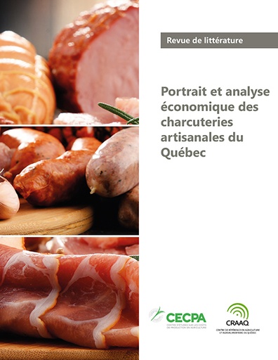 [PALI0111-PDF] Portrait et analyse économique des charcuteries artisanales du Québec - Revue de littérature (PDF)