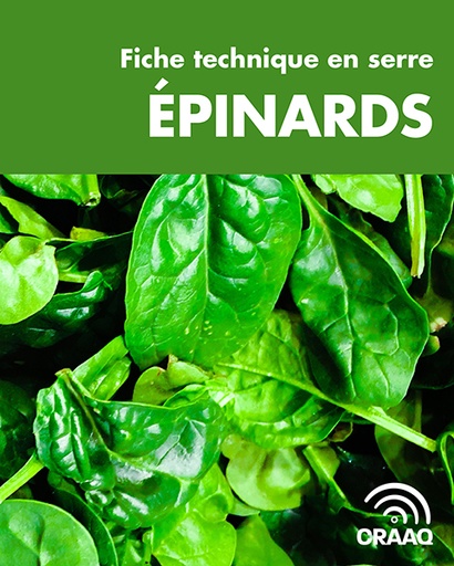 [PCUA0109-03PDF] Fiche technique en serre - Épinards (PDF)