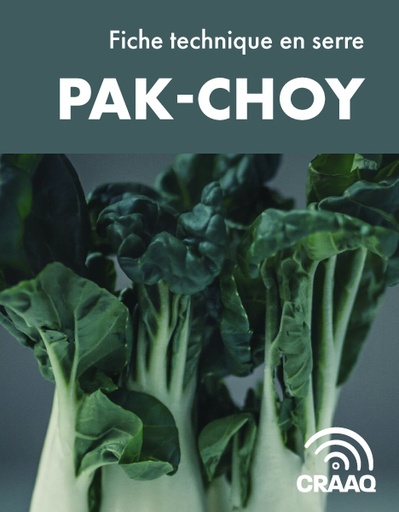 [PCUA0109-10PDF] Fiche de production de pak choy en serre (PDF)