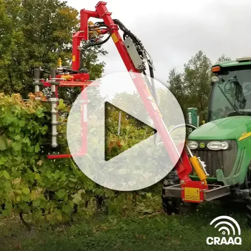 [PVIN0372-C01] La mécanisation des opérations dans les vignobles québécois (7 vidéos - collection)