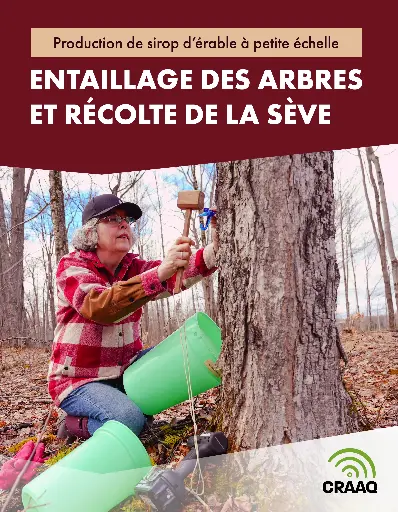 [PACE0102] Production de sirop d'érable à petite échelle : Entaillage des arbres et récolte de la sève 